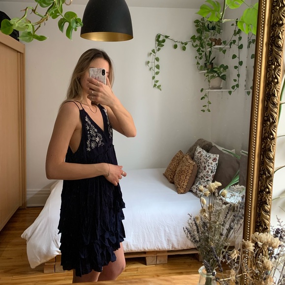 Low-cut boho dress - Picture 2 of 5